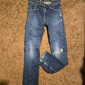 Current slim skinny distressed kids jeans sz14